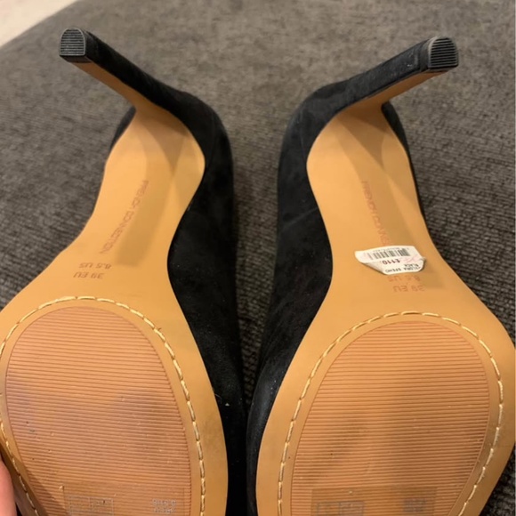 French connection black heels size US8.5 - Picture 4 of 5